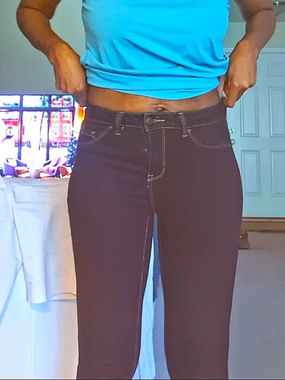 D.Jeans High Rise Skinny Jeans Dark Wash Size 4
